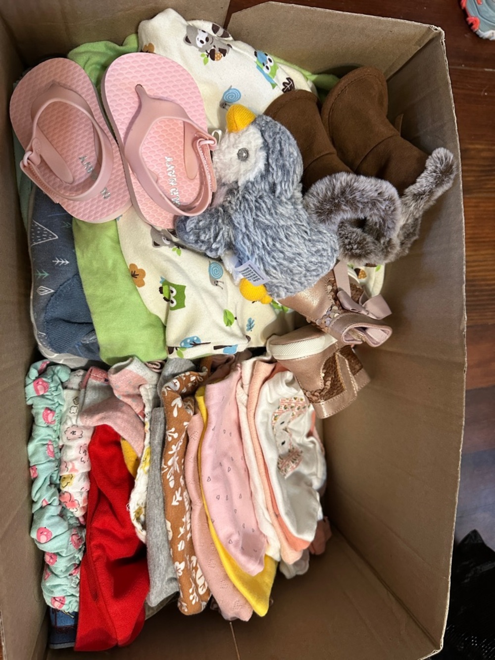 Mixed Newborn Baby Clothes and Swaddles Bundle